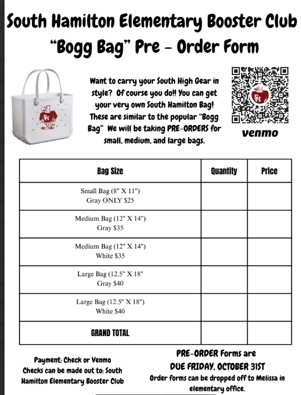 "Bogg Bag" Order 